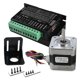 thumbnail image 1 of Controlador CNC TB6600 4A 9-42V con conexión bipolar Nema 17, 1.7A 40N·cm, para sujeción y montaje de motor B, 1 of 5