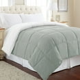 thumbnail image 2 of Modern Threads Reversible White & Gray Adult Down Alternative Comforter, King, 2 of 2