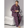 thumbnail image 4 of KingSize Men's Big & Tall Plaid Flannel Pajama Set, 4 of 4
