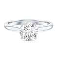 thumbnail image 4 of Rosec Jewels Lab Grown Diamond Engagement Ring 2 Carat - IGI Certified - E-VS1 Quality - Ready to Gift For Women, 10K White Gold, US 8.00, 4 of 9