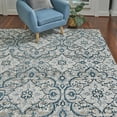 thumbnail image 3 of Gertmenian Quattro Tunny Transitional Moroccan Blue Area Rug, 6x9, 3 of 4