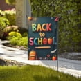 thumbnail image 4 of Back To School House Flag 12.5x18 Inch Double Sided School Day Apple Pencil Welcome Yard House Flag Vertical Fall Seasonal Farmhouse Classroom Flag Teacher Yard Outdoor Decoration 1 Flag, 4 of 5