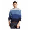 thumbnail image 2 of Club Room Mens Merino Wool Colorblock Pullover Sweater, Blue, Big & Tall, Big 2X, 2 of 2