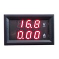 thumbnail image 2 of Dc Voltímetro Amperímetro Led Doble Digital erímetro Medidor Rojo 999ma Gloria Volt Meter, 2 of 5