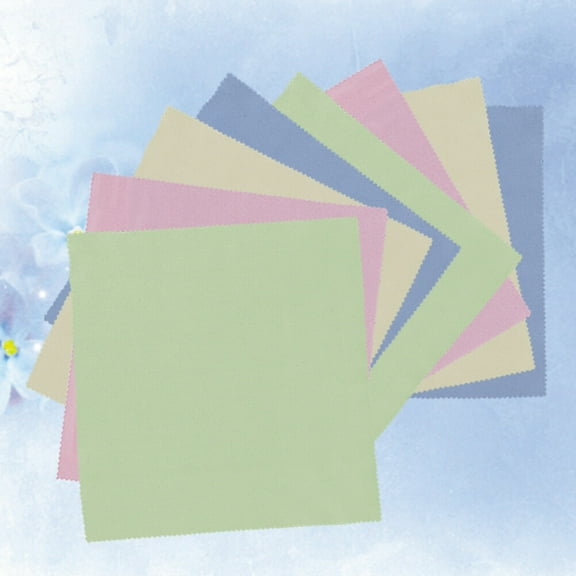 Raindrops  25 Pcs Polishing Cloth Wipes Eye Cleaner Rag Really Glasses Microfiber Cleaning