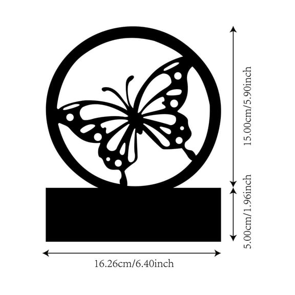 Guanhe Metal Butterfly Bookends for Shelves Decorative, Black Book Stoppers for Heavy Books, Heavy Duty Book Ends for Home Office School