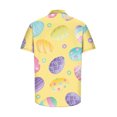 thumbnail image 3 of Camisas hawaianas divertidas de Pascua 2024 para hombres, camisas con botones con estampado de huevos de conejo, camisas casuales de verano para fiestas en la playa, blusas para hombres, 3 of 5