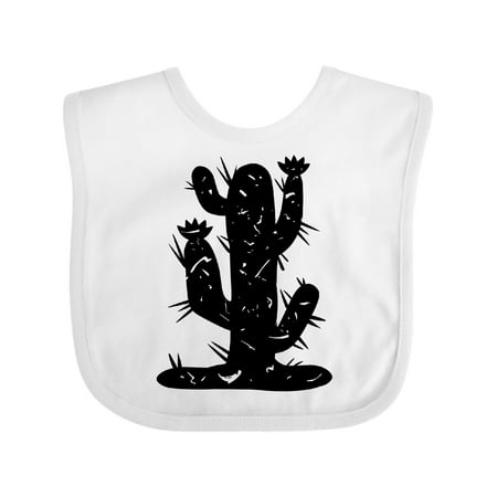 

Inktastic Distressed Cactus Gift Baby Boy or Baby Girl Bib