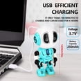 thumbnail image 4 of Upgrade Charging Version Of Talking Robot Toys For Kids, Boys And Girls (Blue), 4 of 7