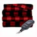 thumbnail image 2 of Sunbeam Electric Heated Fleece Throw, 50 x 60, Red/Black Plaid, 2 of 8