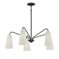 thumbnail image 5 of Edgewood 5-Light Chandelier in Matte Black, 5 of 6