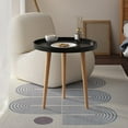 thumbnail image 1 of Ganfancp Nordic Small Round Table Coffee Table Sofa Side Table Balcony Bedroom Rental Room Living Room Circular Small Coffee Table for Home, 1 of 2