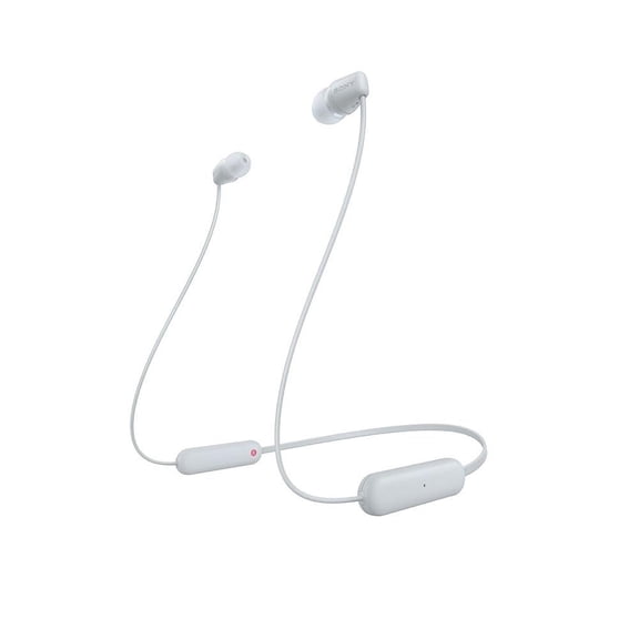 Audífonos Intrauditivos Inalámbricos Sony WI-C100/ Blanco