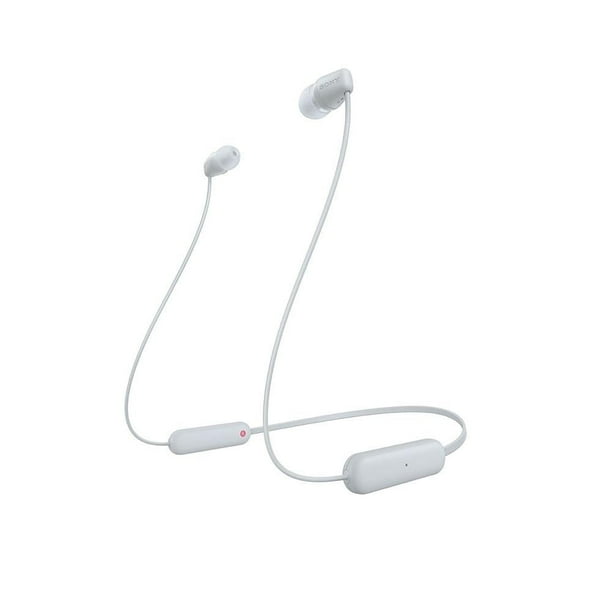 Audífonos Intrauditivos Inalámbricos Sony WI-C100/ Blanco