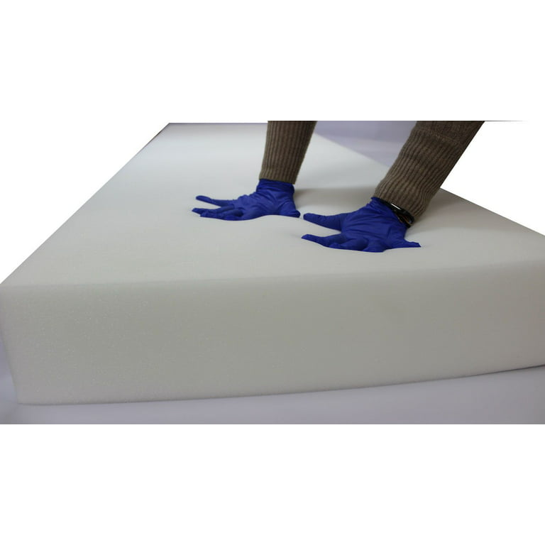 High Density Upholstery Foam Seat Cushion - 24 x 72, 84, 96, 108, 120