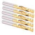 thumbnail image 5 of 5pcs Professional CNC End Mill Metal Spiral Router Bit Milling Cutter Accessory 6 X 28 X 55mm, 5 of 5