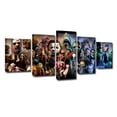 thumbnail image 2 of Lienzo decorativo de pared con 5 paneles, anime de Jasons Chuckys Pennywises, 2 of 2