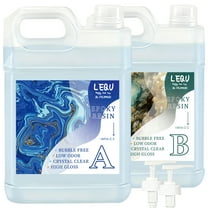 LEQU Epoxy Resin Epoxy Adhesive, 75.39 OZ, 2 Pieces