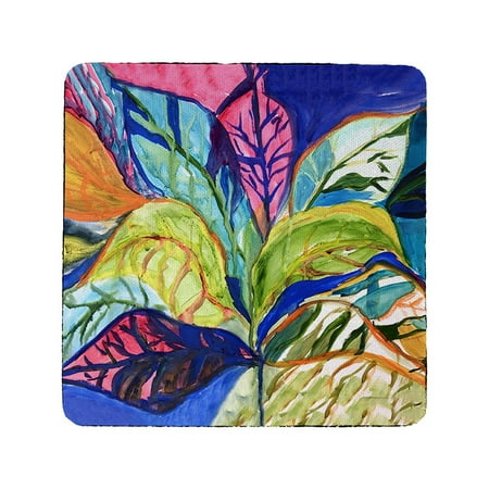 

Betsy Drake Interiors Summer Leaves Coaster Set of 4