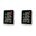 thumbnail image 1 of Monitor Del Aire Digital 5 en 1 Probador Humedad Y Temperatura HCHO TVOC CO2, 1 of 7
