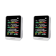 thumbnail image 1 of Monitor Del Aire Digital 5 en 1 Probador Humedad Y Temperatura HCHO TVOC CO2, 1 of 7