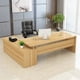 thumbnail image 3 of Executive Corner Office Desk L Shaped Shelf Standing Reception Computer Desks Storage European Mesa Escritorio Modern Furniture My Lux Decor Round, 3 of 22