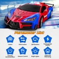 thumbnail image 3 of Tecnock Remote Control Car with LED Lights, Gesture Sensing Transform RC Cars for Kids, One Button Transformation Robot Toy Gift for Boys, Girls, 3 of 8
