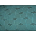 thumbnail image 1 of Ahgly Company Machine Washable Indoor Rectangle Transitional Medium Teal Green Area Rugs, 5' x 7', 1 of 7