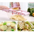 thumbnail image 3 of ADDHAT De Y Chopper Rosa Para Cortar Verduras Con Cuchillas Seguras, 3 of 8