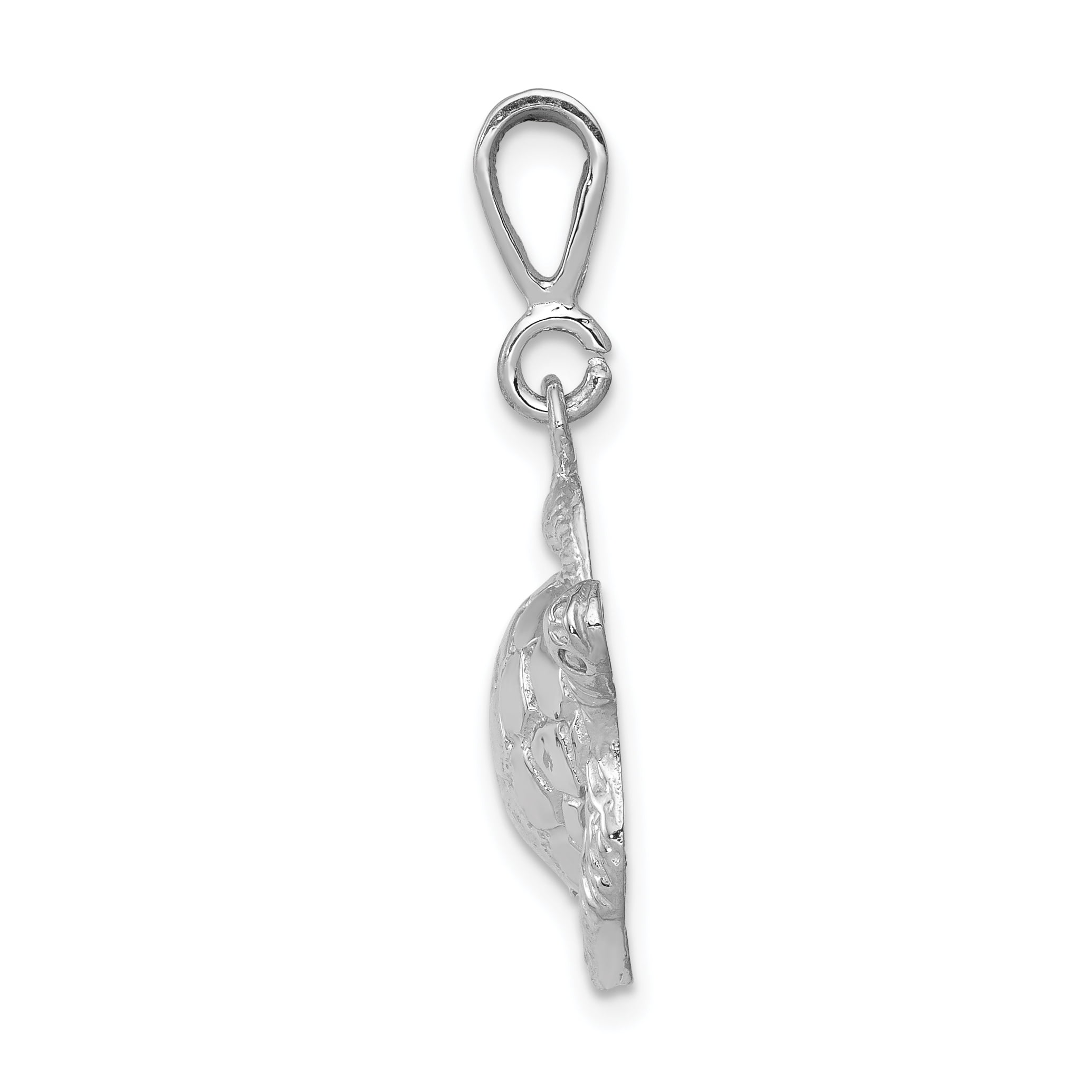 14k Yellow Gold Open-Backed Turtle Pendant