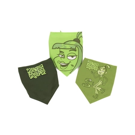 General Mills Monster Cereal Carmella Creeper Pet Bandana 3 Pack Sizes XS-XL Green