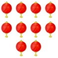 thumbnail image 1 of Eigraketly 10 Uds boya de pesca clásica de alta visibilidad rojo ovalado Bobbers ligero ponderado aparejos de pesca a la deriva Pescar Redondo/L/10pcs, 1 of 6