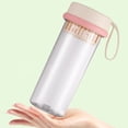 thumbnail image 6 of Boovnll Water Bottles, 17 OZ/500ML Large Capacity Sports Water Bottle Reusable Transparent Plastic Bottle LeakProof for Home, Office, Gym, Outdoor Sports, Water Bottle, 6 of 6