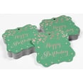 thumbnail image 4 of Inkdotpot Real Rose Gold Foil Happy Birthday Tags Favor Bracket Shape Hang Pack Of 50 Paper Tags, 4 of 6