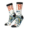 thumbnail image 1 of Fotbe Cowboy Rising Horse Calcetas Largas con Estampado para Hombre y Mujer – Calcetas de Compresión Transpirables y Elásticas, Viajar y Uso Diario Talla 5-11, 1 of 6