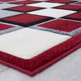 thumbnail image 5 of Allstar Rugs Allstar Woven Geometric Small Block Design Rug Red 5' 2"x7' 1" 5' x 8', 5 of 7