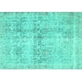 thumbnail image 1 of Ahgly Company Indoor Rectangle Persian Turquoise Blue Traditional Area Rugs, 8' x 12', 1 of 4
