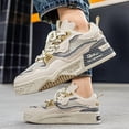 thumbnail image 4 of Men's Low Top Mesh Skate Sneakers, Lace Up Breathable Fashion Casual Shoes for Daily Street Wear, 4 of 4