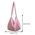 thumbnail image 3 of Sac à Bandoulière pour Femmes, Sac à Main Matelassé avec Fermeture Éclair, 3 of 8