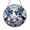 Acrylic 3.5 Inch, variant on Stained Glass Blue Jays Lavender Field Suncatcher, Round Window Hanging Ornament, Colorful Bird Home Decor, Unique Gift