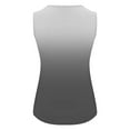 thumbnail image 4 of MESSUEN Sleeveless Tops for Women Beach Tank Tops for Women Crew Neck Raglan Ring Straps Loose Fit Workout Basic Shirts Womens Top Basic Womens Tank Tops Gray S, 4 of 4