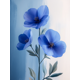 thumbnail image 1 of Qisvanset 12x16 Inch Romans Floral Bible Canvas Wall Art, Blue Tone Scripture Art Dorm Room Faith Gift, 1 of 8