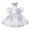 A-Purple190, variant on JAJAHO Toddler Baby Girls Princess Birthday Dress Flower Girl Party Tutu Wedding Formal Dresses Puff Short Sleeve Floral Print Tulle Gown 6M-3Y