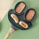 thumbnail image 4 of Sartén de Aluminio de Cuatro Agujeros para Tortillas | Sartén Antiadherente con Forma de Corazón para Hacer Mini Huevos y Dumplings | Sartén de Fondo Plano para Desayuno, Panqueques y Hamburguesas |, 4 of 6