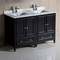 thumbnail image 2 of Fresca Fcb20-2424-U Oxford 48" Free Standing Double Basin Vanity Set - Brown, 2 of 3