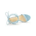 thumbnail image 4 of BLISSFUL STEP Style Women's Sandals Stiletto Heels Platform Heels Lace up Sandals Sky Blue 9, 4 of 7