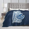 thumbnail image 4 of Fayetteville State University Logo Fleece Blanket, Very Soft Microfiber Flannel Blanket for Couch Warm and Cozy for All Seasons, 4 of 6