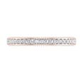 thumbnail image 3 of 1.03 Carat Prong Set Diamond Ladies Wedding Eternity Ring in 14K Rose Gold (Ring Size 5) (SI1-SI2 Clarity), 3 of 4