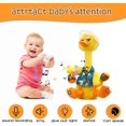 thumbnail image 4 of Singing Dancing Plush Toy With Light, Recording Duck Singing Duck Toy Interactive Plush Toy Duck For Children Interactive Gifts, 4 of 5