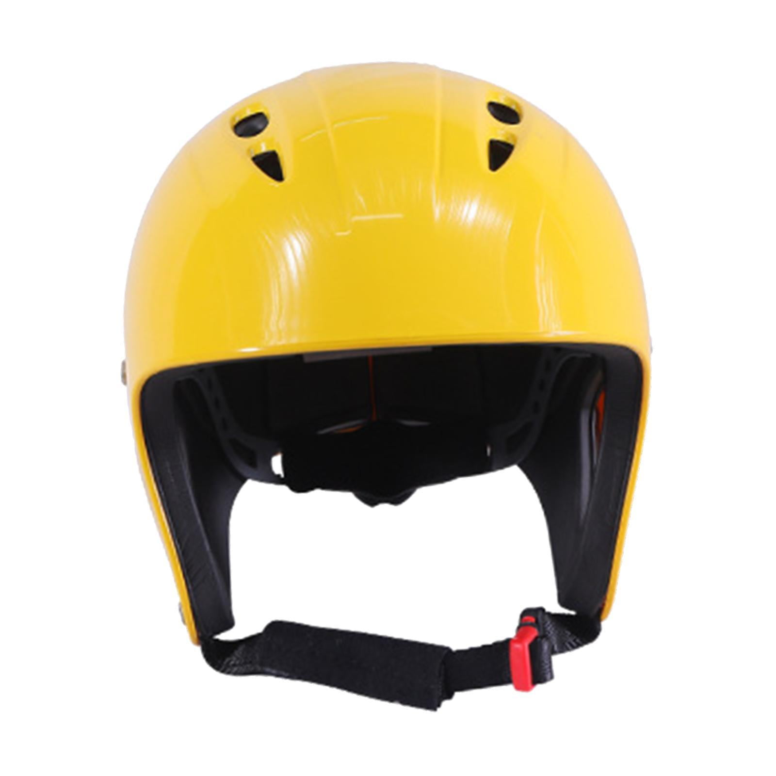 Colaxi Hard Hat Secure Helmet Protective Accessories Sports Helmet Protection Cap for Drifting River Adventure Outdoor Rock Climbing Yellow